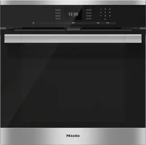 Miele H6560BP H 6560 Bp Am 24 Inch Convection Oven With Airclean Catalyzer And Roast Probe For Precise Cooking. Single Wall Ovens electric wall oven with convection