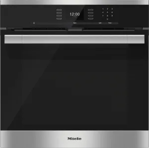 Miele H6560BPAM STAINLESS STEEL H 6560 Bp Am - 24 Inch Convection Oven With Airclean Catalyzer And Roast Probe For Precise Cooking. Wall Ovens oven with smart temperature control