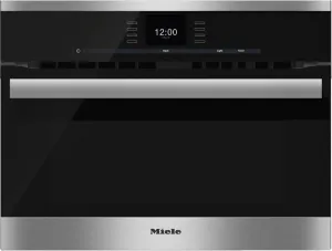 Miele H6600BM H 6600 Bm 24 Inch Speed Oven With Combi-Modes And Roast Probe For Precise-Temperature Cooking. Microwave Ovens large capacity kitchen microwave