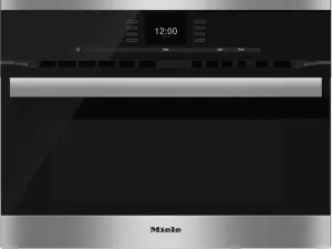 Miele H6600BM Stainless Steel - 24 Inch Speed Oven With Combi-Modes And Roast Probe For Precise-Temperature Cooking. Microwave Ovens large capacity kitchen microwave