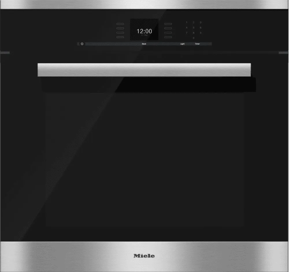 Miele H6680BP Stainless Steel - 30 Inch Convection Oven With Touch Controls And Masterchef Programs For Perfect Results. Single Wall Ovens electric wall oven with convection