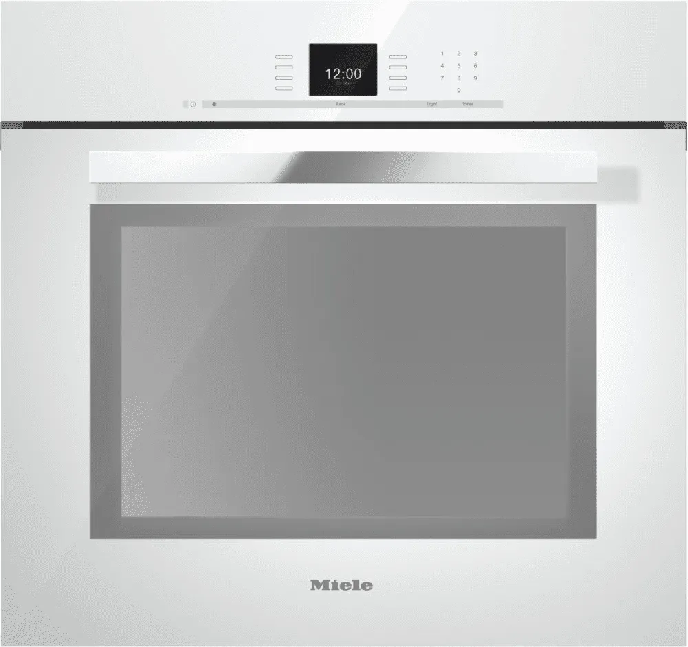Miele H6680BP White - 30 Inch Convection Oven With Touch Controls And Masterchef Programs For Perfect Results. Single Wall Ovens electric wall oven with convection