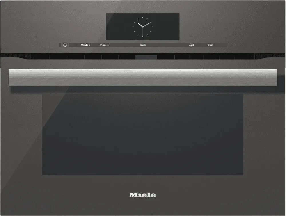 Miele H6800BM  Gray - 24 Inch Speed Oven The All-Rounder That Fulfils Every Desire. Single Wall Ovens electric wall oven with convection