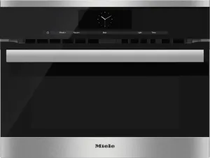 Miele H6800BM Stainless Steel- 24 Inch Speed Oven The All-Rounder That Fulfils Every Desire. Single Wall Ovens electric wall oven with convection
