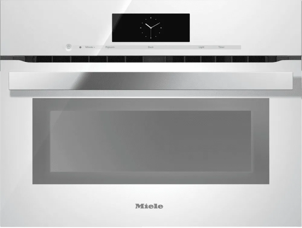 Miele H6800BM White- 24 Inch Speed Oven The All-Rounder That Fulfils Every Desire. Wall Ovens oven with smart temperature control