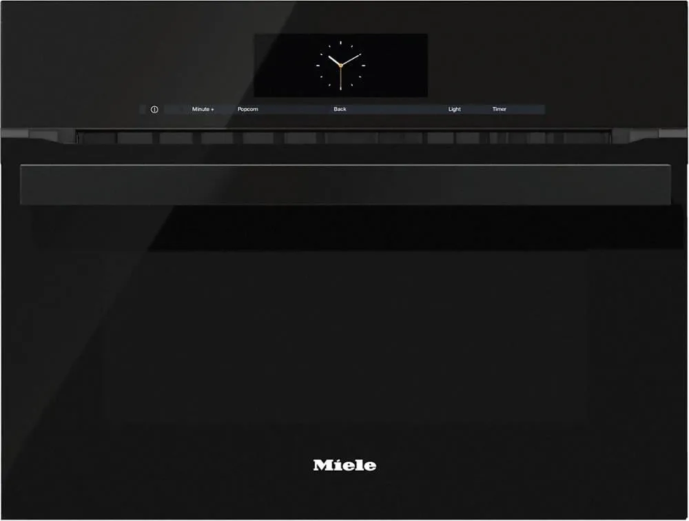 Miele H6800BMBK H 6800 Bm 24 Inch Speed Oven The All-Rounder That Fulfils Every Desire.- Obsidian Black Microwave Ovens large capacity kitchen microwave