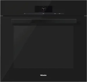 Miele H68802BPBK H 6880-2 Bp 30 Inch Convection Oven - The Multi-Talented Miele For The Highest Demands.- Obsidian Black Single Wall Ovens electric wall oven with convection