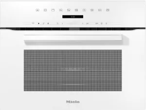 Miele H7240BMAMBRILLIANTWHITE H 7240 Bm Am - 24" Compact Speed Oven In A Perfectly Combinable Design With Automatic Programs And Combi Modes. Wall Ovens oven with smart temperature control