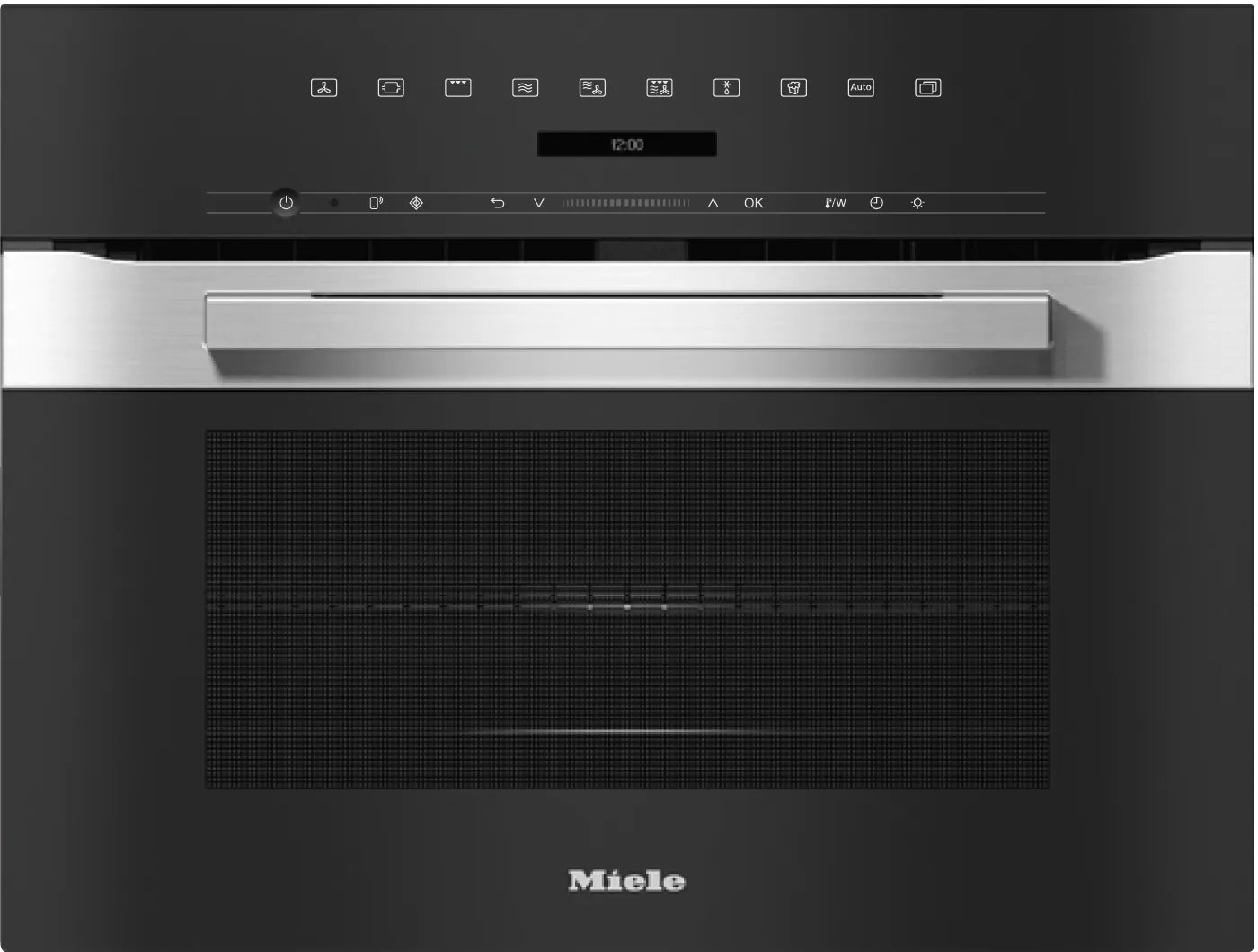 Miele H7240BMAMCLEANTOUCHSTEEL H 7240 Bm Am - 24" Compact Speed Oven In A Perfectly Combinable Design With Automatic Programs And Combi Modes. Wall Ovens oven with smart temperature control