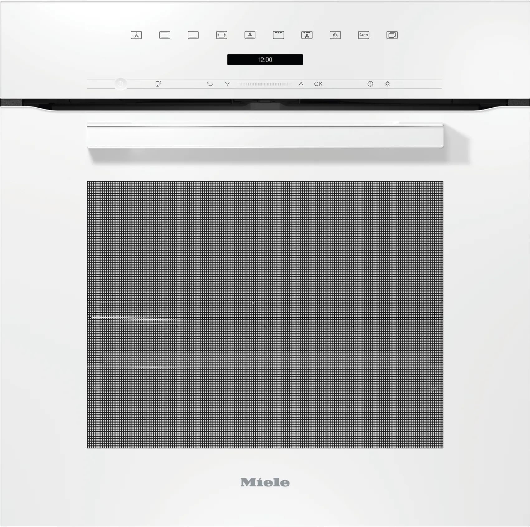 Miele H7263BPBW H 7263 Bp - 24" Oven With Clear Text Display, Connectivity, And Self Clean. Single Wall Ovens single oven with self-cleaning feature