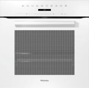 Miele H7263BPBW H 7263 Bp - 24" Oven With Clear Text Display, Connectivity, And Self Clean. Single Wall Ovens single oven with self-cleaning feature