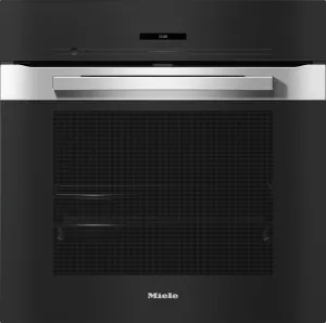 Miele H7263BPCTS H 7263 Bp - 24" Oven With Clear Text Display, Connectivity, And Self Clean. Single Wall Ovens single oven with self-cleaning feature