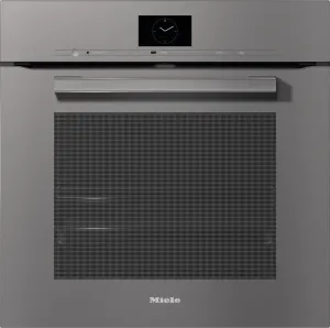 Miele H7660BPAMGRAPHITEGREY H 7660 Bp Am - 24" Oven In A Perfectly Combinable Design With Roast Probe And Brilliantlight. Single Wall Ovens single oven with self-cleaning feature