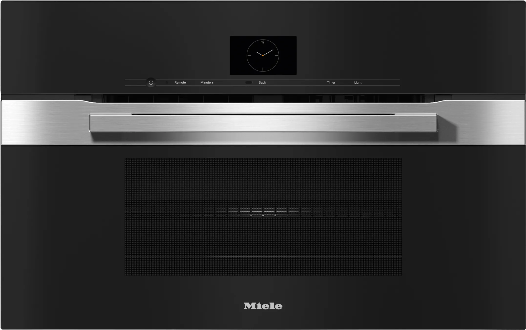 Miele H7670BM STAINLESS STEEL  30" Compact Speed Oven In A Perfectly Combinable Design With Automatic Programs And Roast Probe. Wall Ovens oven with smart temperature control