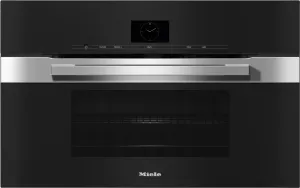 Miele H7670BM STAINLESS STEEL  30" Compact Speed Oven In A Perfectly Combinable Design With Automatic Programs And Roast Probe. Wall Ovens oven with smart temperature control