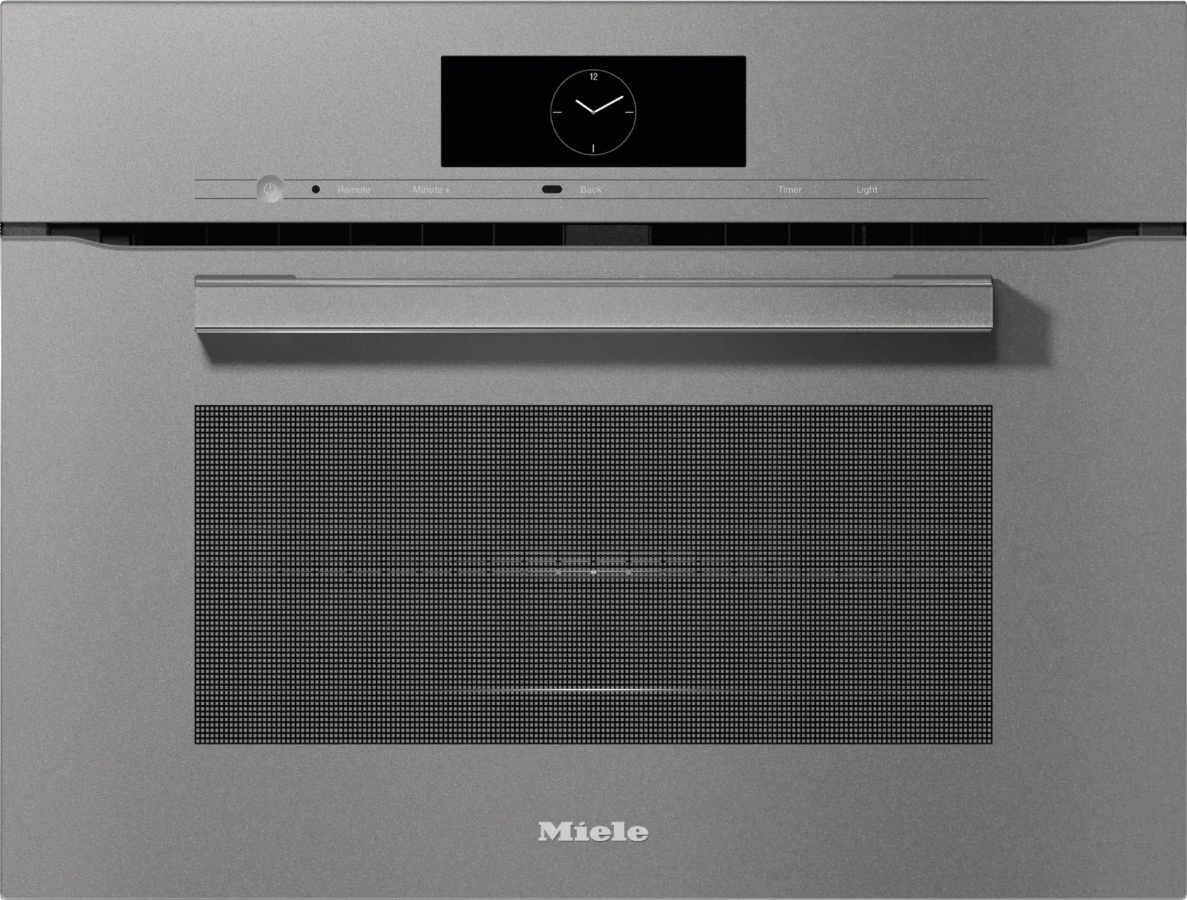 Miele H7840BMAMGRAPHITEGREY H 7840 Bm Am - 24" Compact Speed Oven In A Perfectly Combinable Design With Automatic Programs And Roast Probe. Wall Ovens oven with smart temperature control