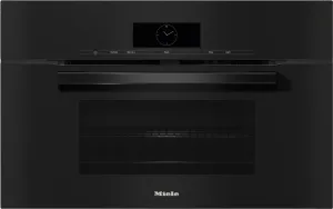 Miele H7870BM BLACK   30" Compact Speed Oven In A Perfectly Combinable Design With Automatic Programs And Roast Probe. Wall Ovens oven with smart temperature control