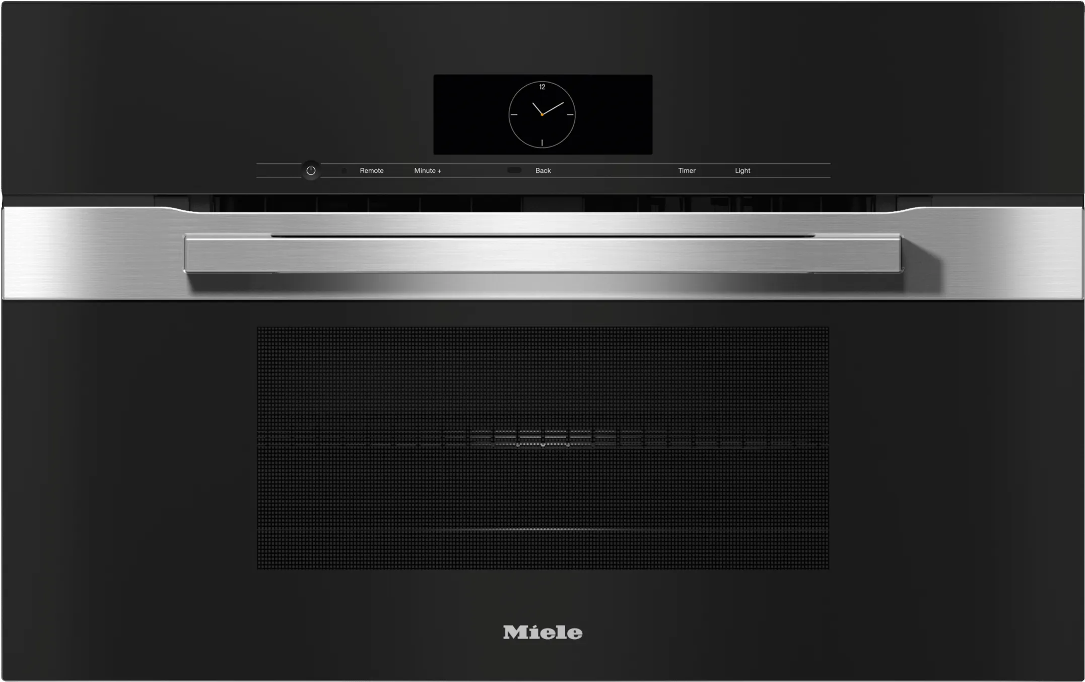 Miele H7870BM STAINLESS STEEL  30" Compact Speed Oven In A Perfectly Combinable Design With Automatic Programs And Roast Probe. Wall Ovens oven with smart temperature control
