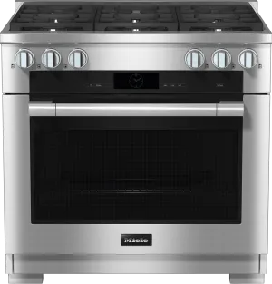 Miele HR19343GDF Hr 1934-3 G Df - 36" Range Dual Fuel Model With M Touch. Professional Ranges dual fuel professional range 36 inch