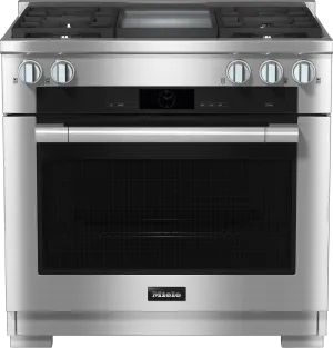 Miele HR19363LPDFGD Hr 1936-3 Lp Df Gd - 36" Range - The Dual Fuel All-Rounder With M Touch For The Highest Demands. Professional Ranges dual fuel professional range 36 inch