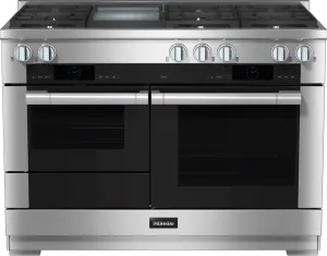 Miele HR19563LPDFGD Hr 1956-3 Lp Df Gd - 48 Inch Range - The Dual Fuel All-Rounder With M Touch For The Highest Demands. Professional Ranges dual fuel professional range 36 inch