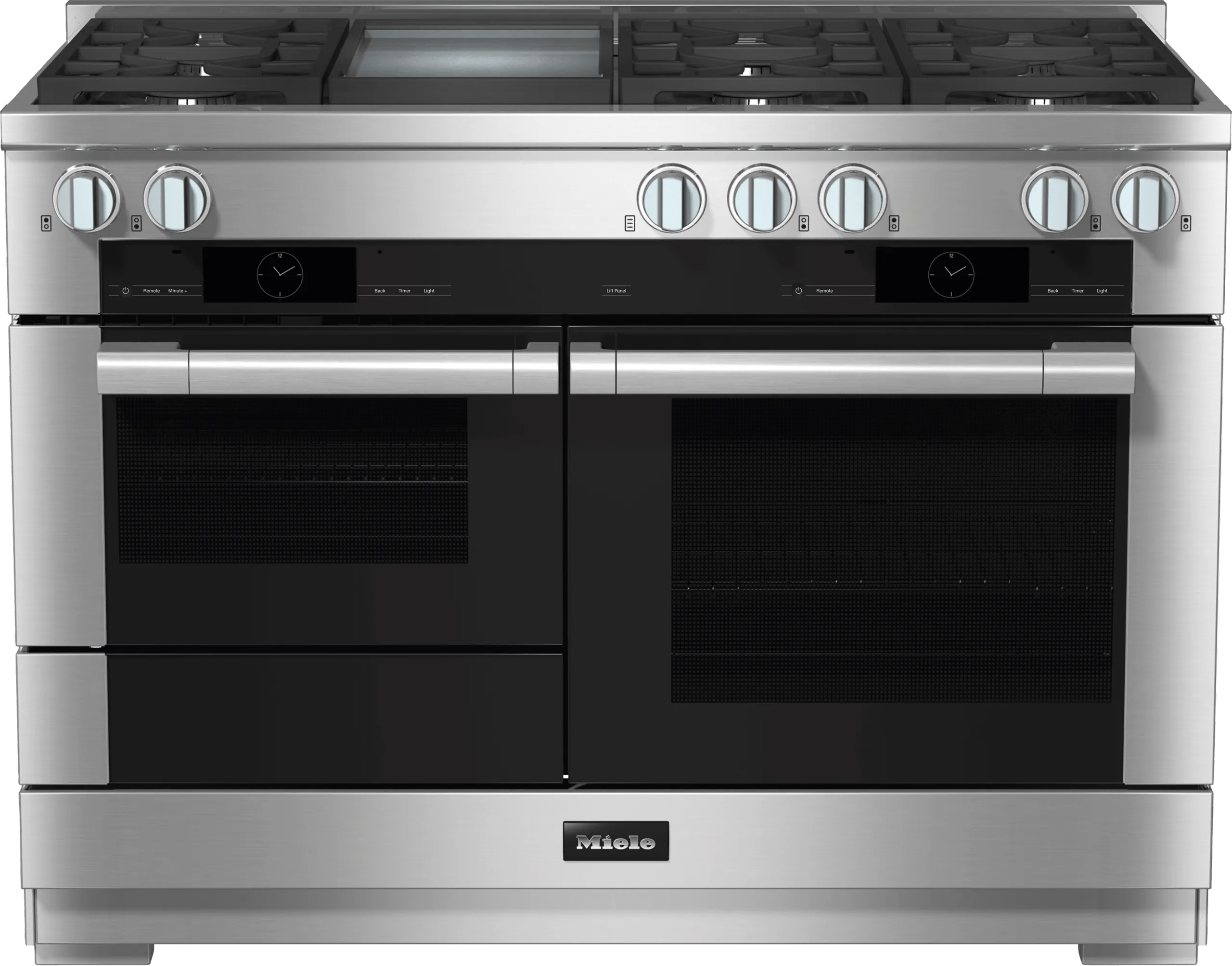 Miele HR19563LPDFGD Hr 1956-3 Lp Df Gd - 48 Inch Range - The Dual Fuel All-Rounder With M Touch For The Highest Demands. Professional Ranges dual fuel professional range 36 inch