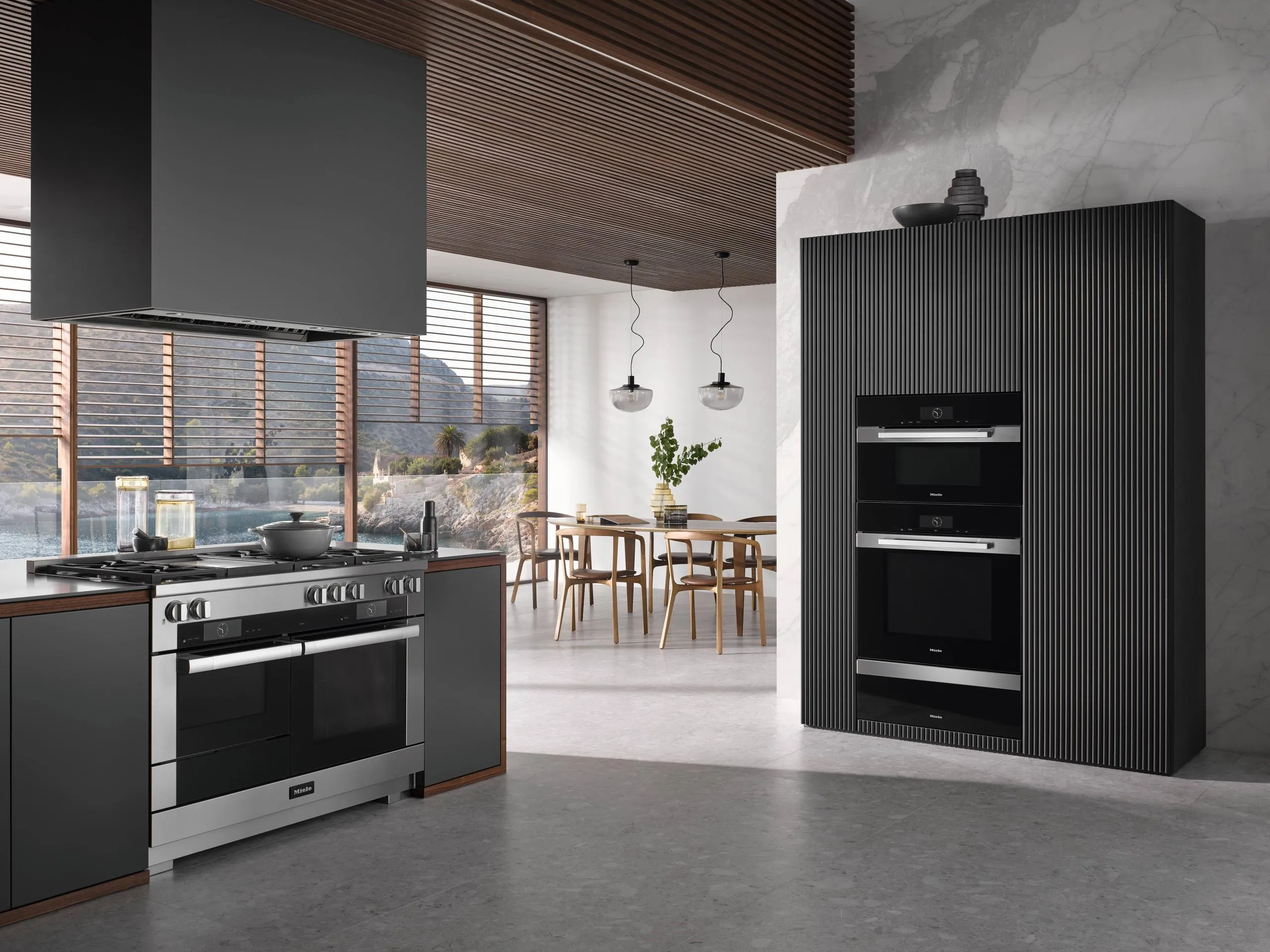 Miele HR19563LPDFGD Hr 1956-3 Lp Df Gd - 48 Inch Range - The Dual Fuel All-Rounder With M Touch For The Highest Demands.