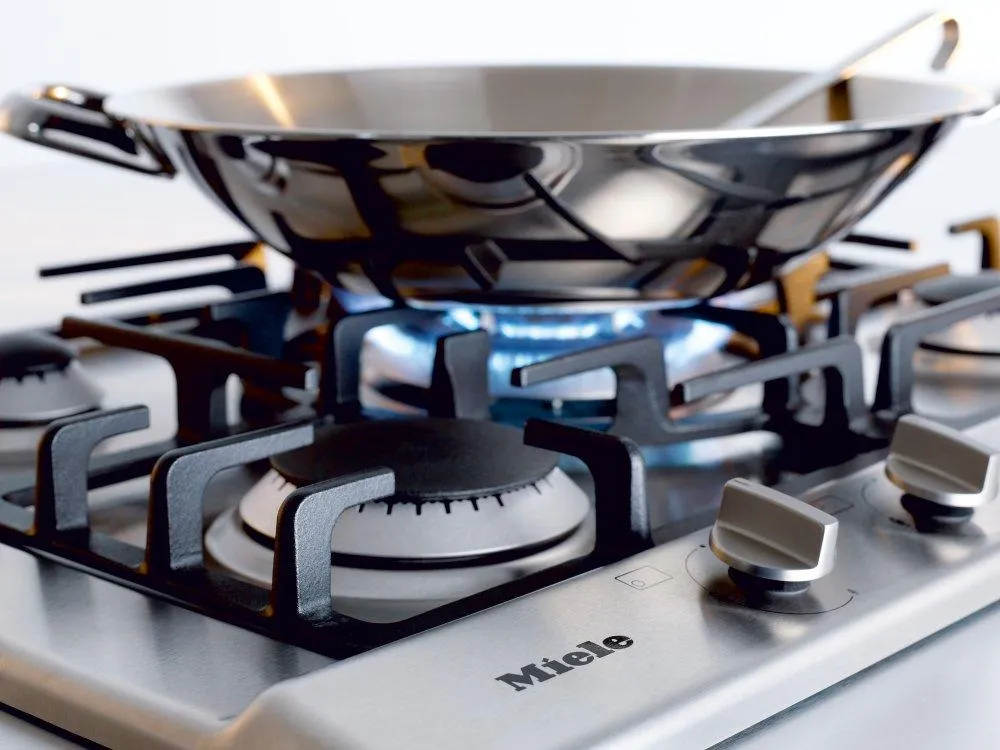 Miele KM2032GSTAINLESSSTEEL Km 2032 G - Gas Cooktop With 5 Burners For Particularly Versatile Cooking Convenience.