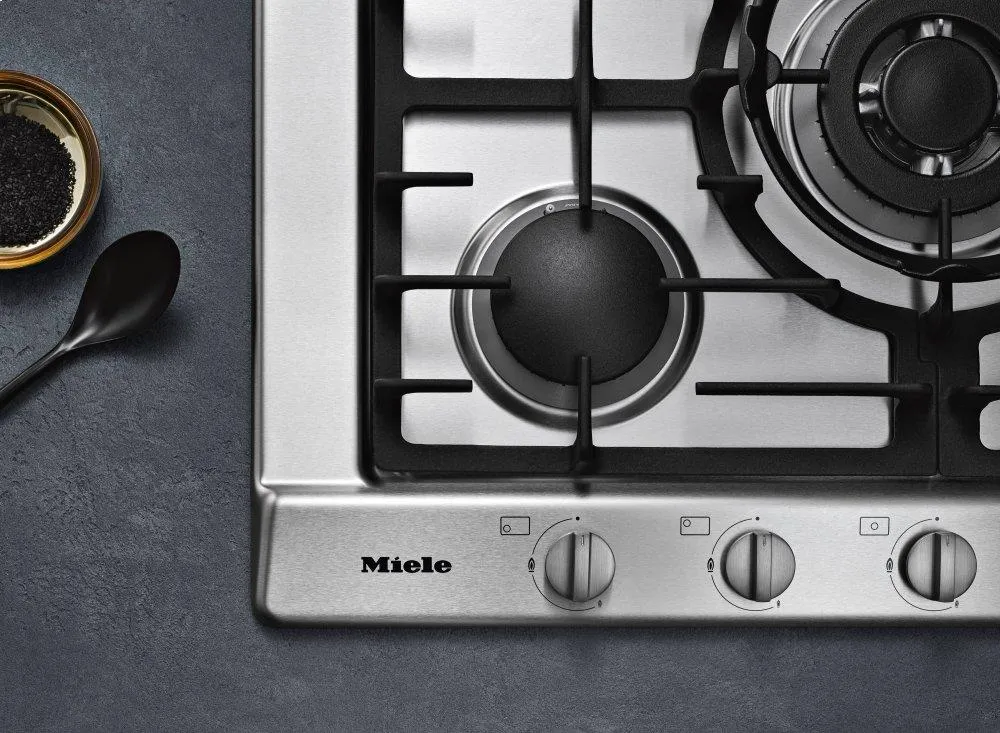 Miele KM2032GSTAINLESSSTEEL Km 2032 G - Gas Cooktop With 5 Burners For Particularly Versatile Cooking Convenience.