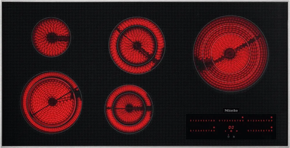 Miele KM5880240V Km 5880 240V - Electric Cooktop In Maximum Width For The Best Possible Cooking And User Convenience. Electric electric stove with convection oven