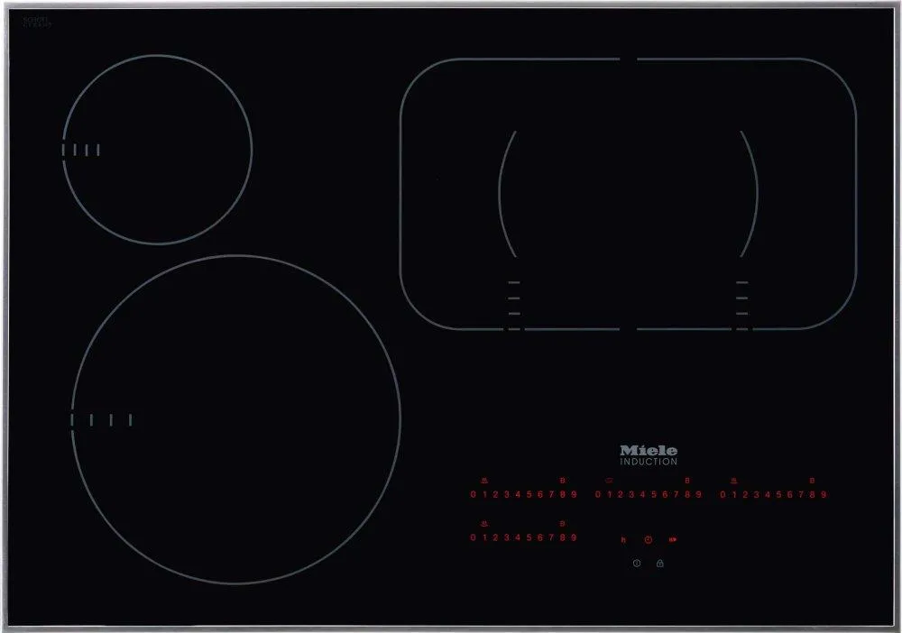 Miele KM6360STAINLESSSTEEL Km 6360 - Induction Cooktop With Powerflex Cooking Area For Maximum Versatility And Performance. Cooktops ceramic electric cooktops