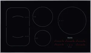 Miele KM6370STAINLESSSTEEL Km 6370 - Induction Cooktop With Powerflex Cooking Area For Maximum Versatility And Performance. Cooktops ceramic electric cooktops