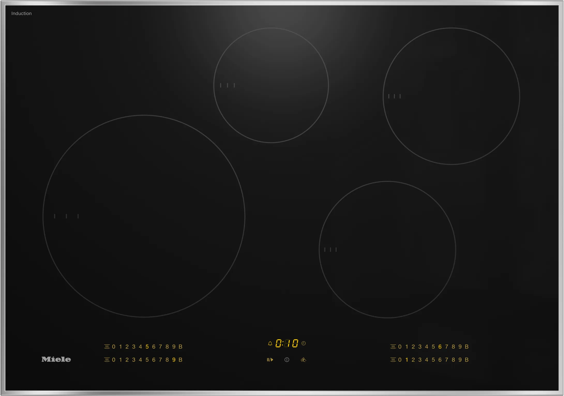 Miele KM7730FR Km 7730 Fr - Induction Cooktop With 4 Round Cooking Zones Electric electric stove with convection oven