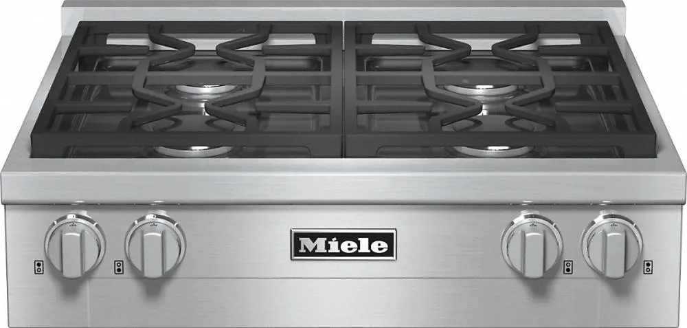Miele KMR1124G Kmr 1124 G Rangetop With 4 Burners For Professional Applications - Natural Gas Gas 4 burner gas range for kitchen