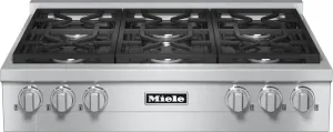 Miele KMR11341GCLEANSTEEL Kmr 1134-1 G - Rangetop With 6 Burners For Professional Applications Cooktops ceramic electric cooktops