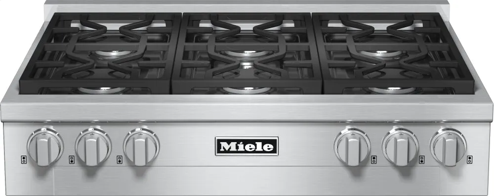 Miele KMR11341GCLEANSTEEL Kmr 1134-1 G - Rangetop With 6 Burners For Professional Applications Cooktops ceramic electric cooktops
