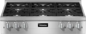 Miele KMR11343GEDSTCLSTCLEANSTEEL Kmr 1134-3 G Edst/Clst - Rangetop With Burners For Professional Applications Gas 4 burner gas range for kitchen