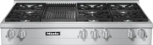 Miele KMR13551GCLEANSTEEL Kmr 1355-1 G - Rangetop With 6 Burners And Grill For Versatility And Performance Gas 4 burner gas range for kitchen