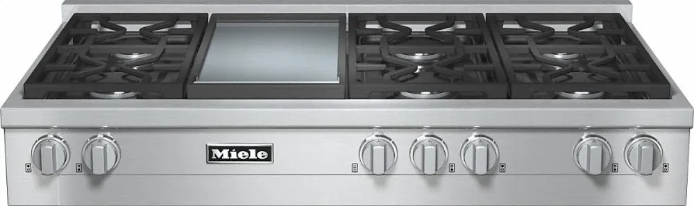 Miele KMR13561G Kmr 1356-1 G Rangetop With 6 Burners And Griddle For Versatility And Performance - Natural Gas Gas 4 burner gas range for kitchen