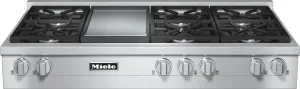 Miele KMR13561GCLEANSTEEL Kmr 1356-1 G - Rangetop With 6 Burners And Griddle For Versatility And Performance Gas 4 burner gas range for kitchen