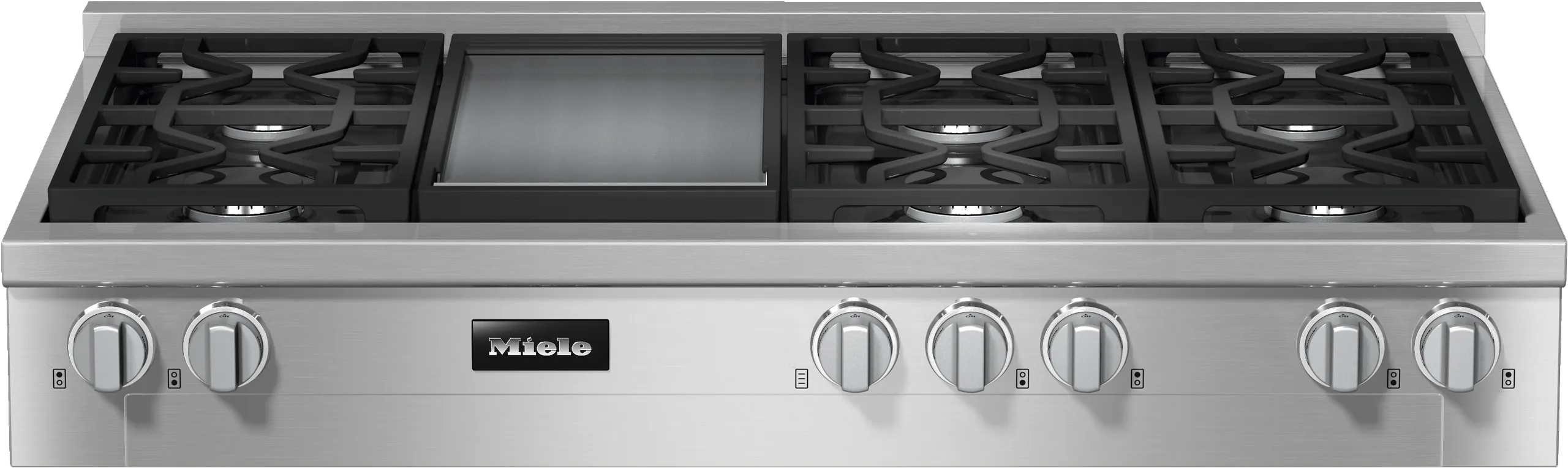 Miele KMR13563LPGDEDSTCLST Kmr 1356-3Lp Gd Edst/Clst - Rangetop With Burners And Griddle For Versatility And Performance Gas 4 burner gas range for kitchen