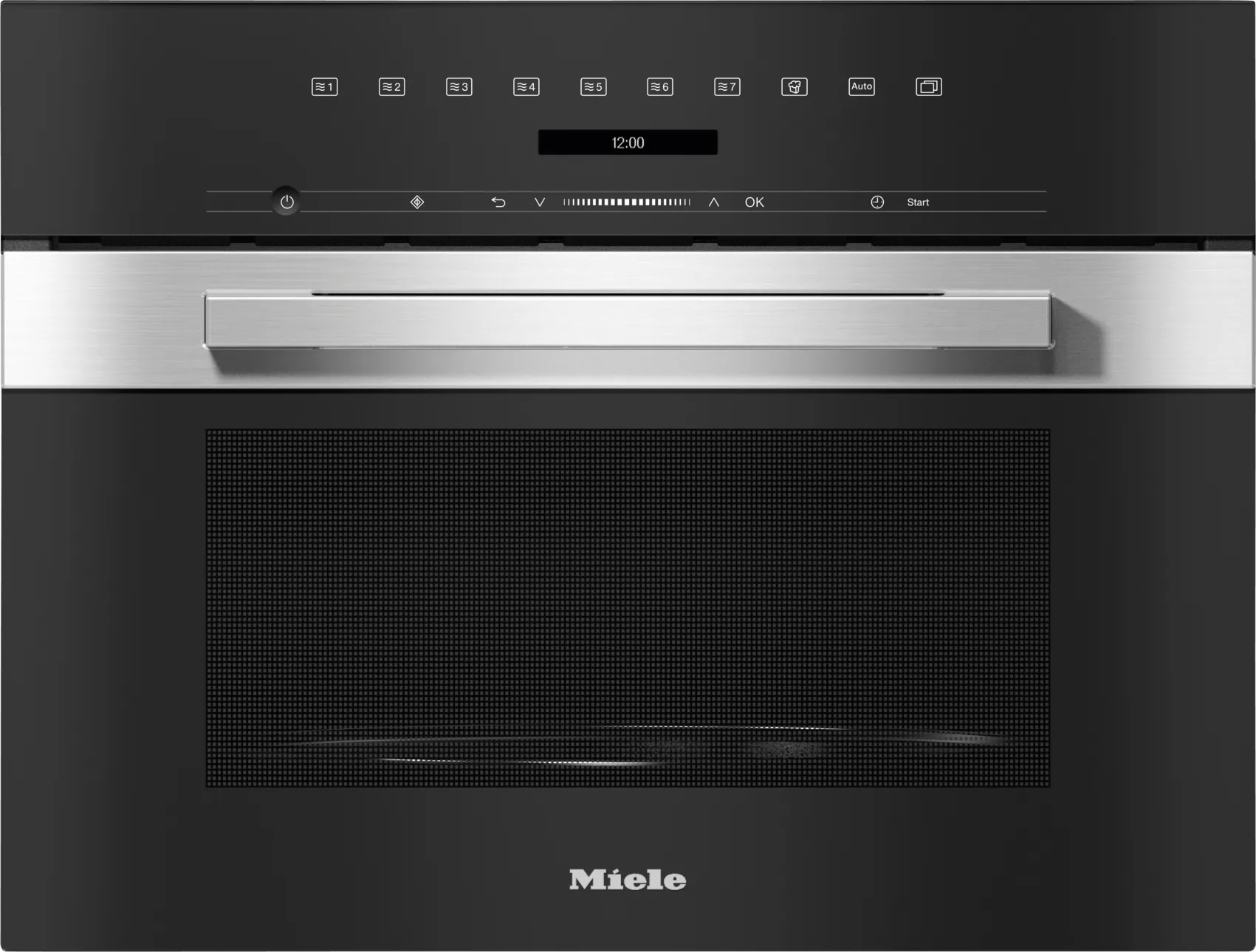 Miele M7240TCAMCLEANTOUCHSTEEL M 7240 Tc Am - Built-In Microwave Oven, 24" Width In A Design That Is The Perfect Complement With Controls On The Top. Built In Microwaves best built-in microwave deals
