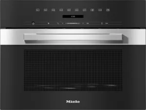 Miele M7240TCAMCLEANTOUCHSTEEL M 7240 Tc Am - Built-In Microwave Oven, 24" Width In A Design That Is The Perfect Complement With Controls On The Top. Built In Microwaves best built-in microwave deals