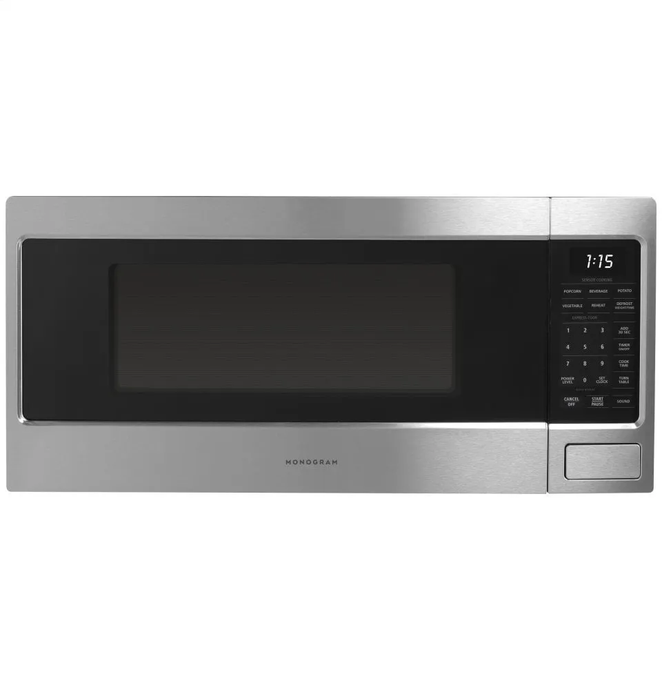 Monogram ZEM115SJSS Monogram 1.1 Cu. Ft. Countertop Microwave Oven Countertop Microwaves compact countertop microwave oven