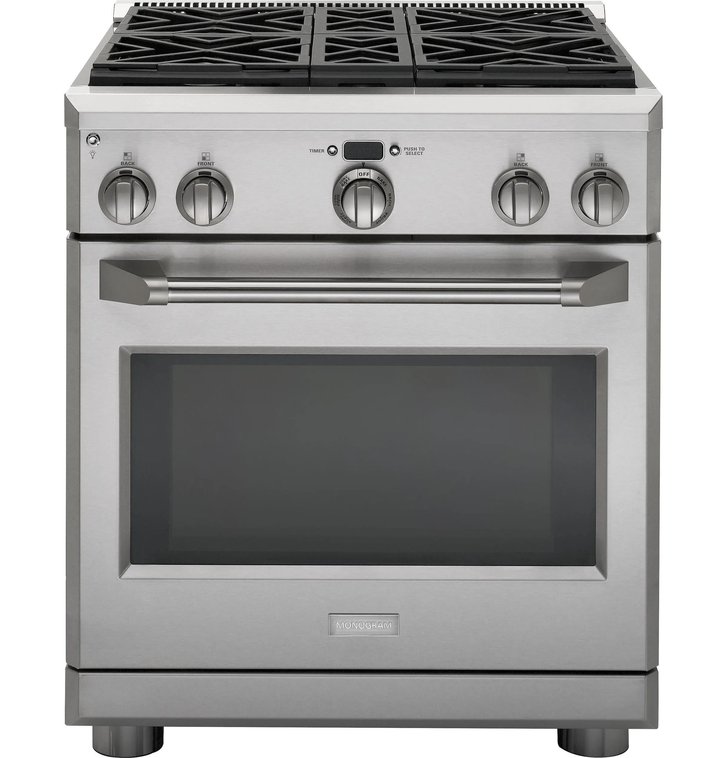 Monogram ZGP304NRSS Monogram 30" All Gas Professional Range With 4 Burners (Natural Gas) Professional Ranges commercial oven for home kitchen