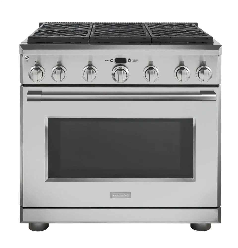 Monogram ZGP366NNSS Monogram 36" All Gas Professional Range With 6 Burners (Natural Gas) Professional Ranges commercial oven for home kitchen
