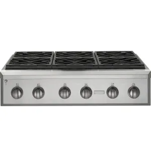 Monogram ZGU366NPSS Monogram 36" Professional Gas Rangetop With 6 Burners (Natural Gas) Gas 4 burner gas range for kitchen