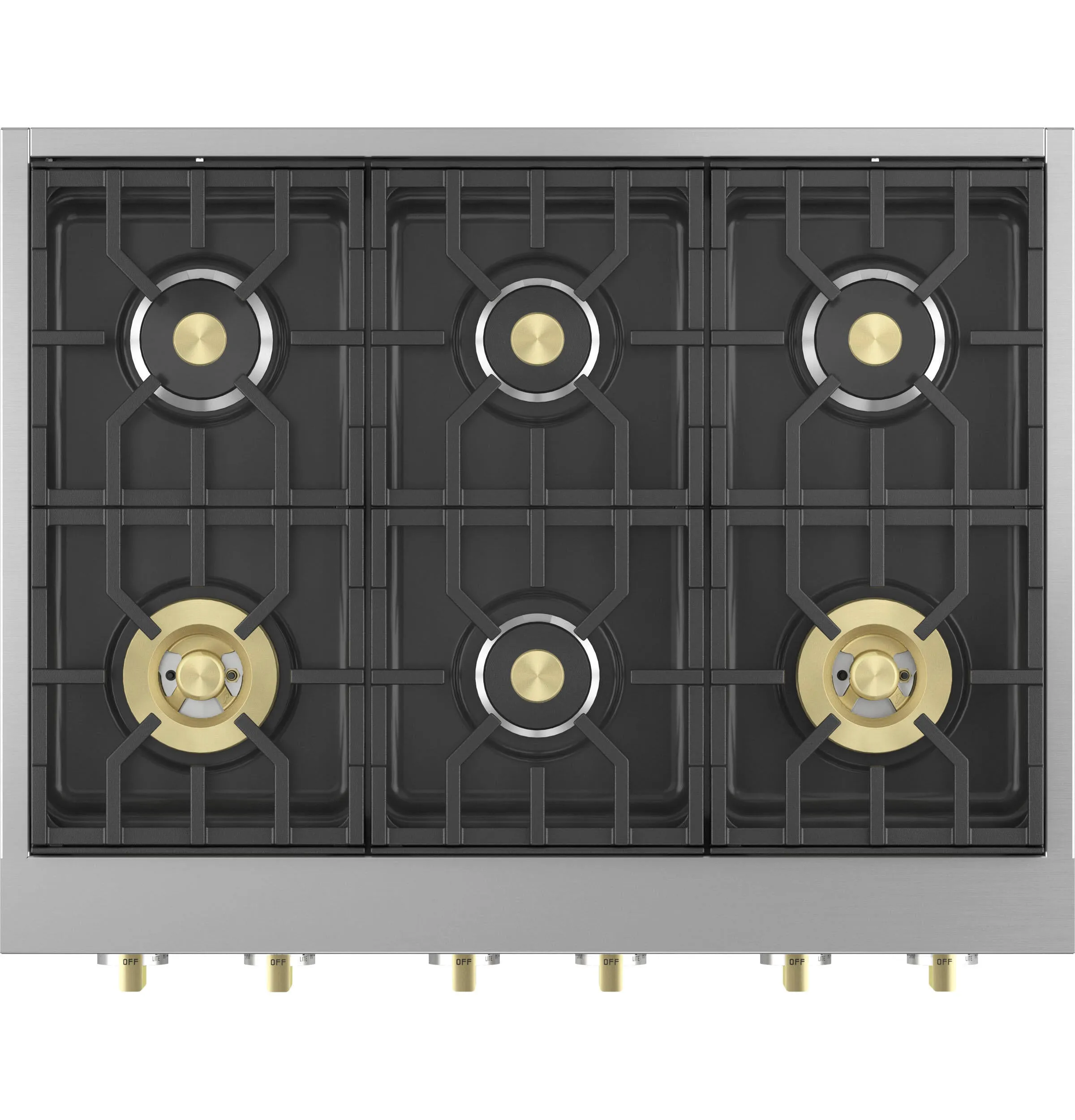 Monogram ZGU366NTSS Monogram 36" Professional Gas Rangetop With 6 Burners (Natural Gas)