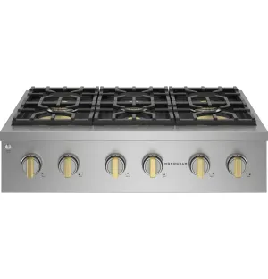 Monogram ZGU366NTSS Monogram 36" Professional Gas Rangetop With 6 Burners (Natural Gas) Gas 4 burner gas range for kitchen