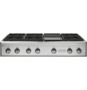 Monogram ZGU486NDPSS Monogram 48" Professional Gas Rangetop With 6 Burners And Griddle (Natural Gas) Gas 4 burner gas range for kitchen